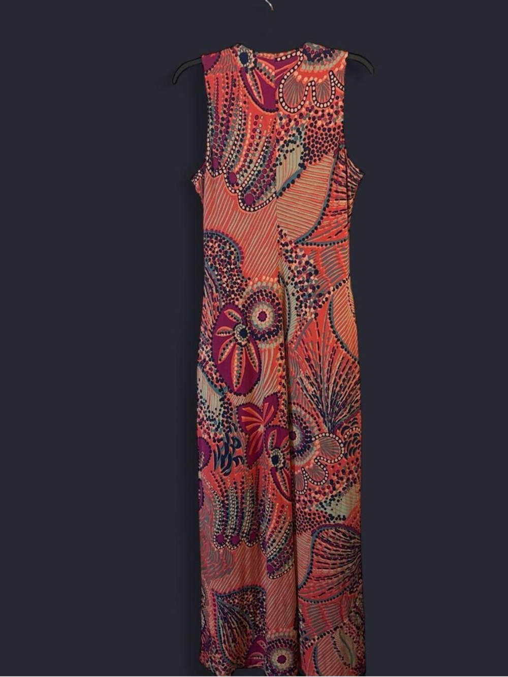 Tommy Bahama sleeveless boho chic resort wear stretch Maxi Dress - Picture 4 of 5